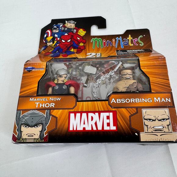 5 for $25|‎ Diamond Select Toys Marvel Minimates Thor & Absorbing Man - Picture 4 of 5